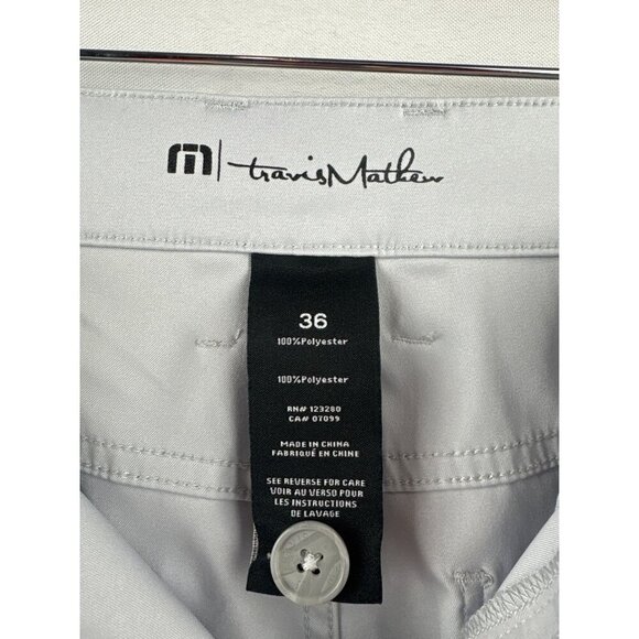 Men’s Travis Mathew’s Size 36 Light Grey Slacks - Picture 6 of 6